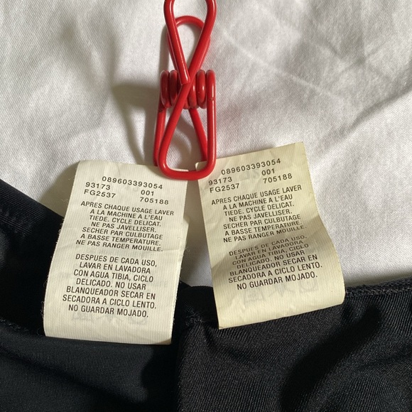 Nike Core Solids Sport 2-Piece size 12 racer back bikini top swimsuit set black - Picture 12 of 13